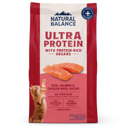 (EXP: 23/10月/2026) Natural Balance Ultra Protein 雪山牌 無穀物頂級系 三文魚雞肉貓糧 Real Salmon & Chicken Meal Recipe 3lb {原裝行貨} (00688)
